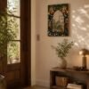 Pichwai Theme Mirror Frame - Krishna Raslila Gopi Cow