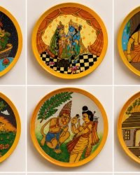 Ramayan wall plates-3